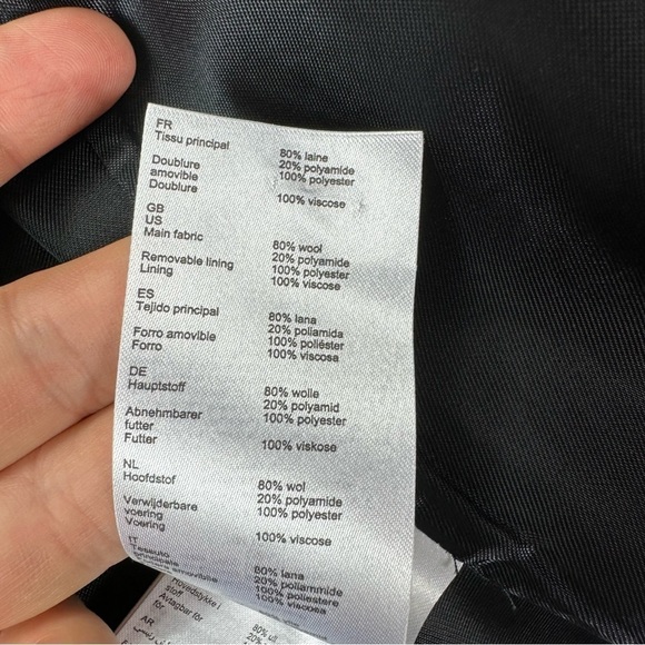 Maje Coat Sz 36 Plaid Wool Blend - Picture 13 of 16